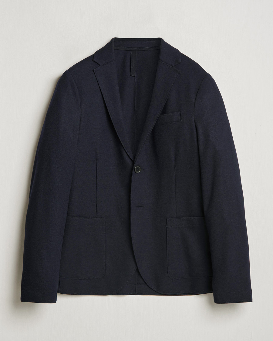 Mies | Pikkutakit | Harris Wharf London | Two Button Superfine Merino Blazer Navy