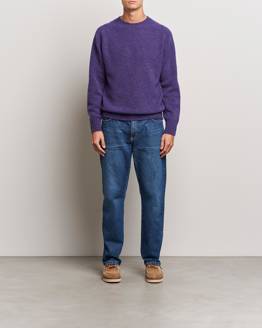 Mies | Puserot | Howlin' | Brushed Wool Sweater Lavender
