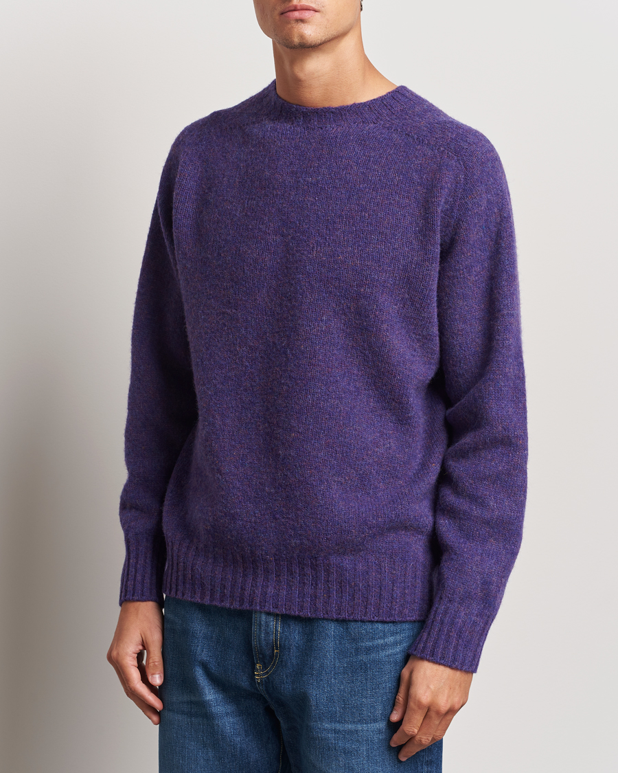 Mies | Puserot | Howlin' | Brushed Wool Sweater Lavender