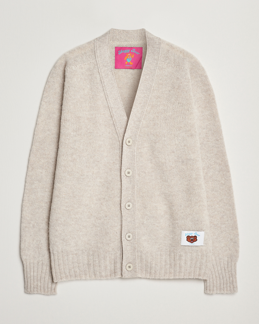 Mies | Puserot | Howlin' | Shaggy Bear Cardigan Cosmic Latte
