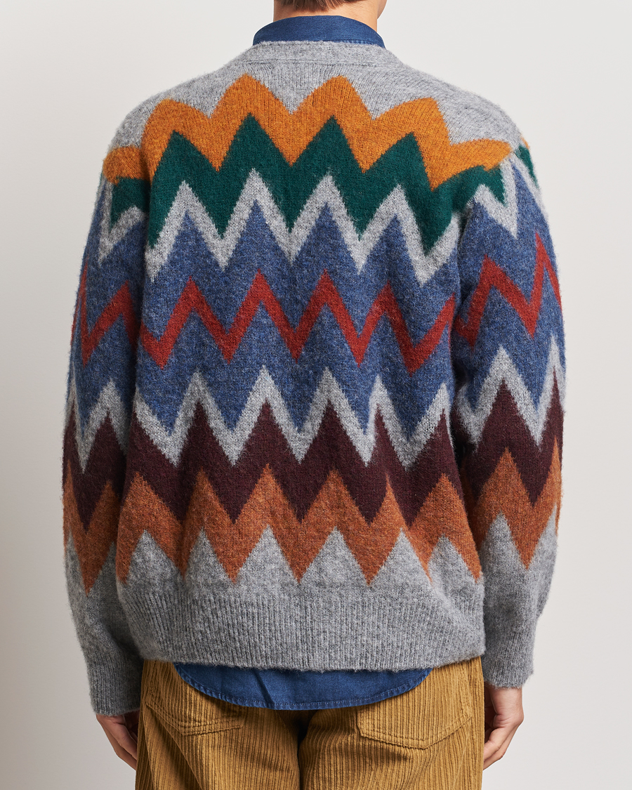 Mies | Puserot | Howlin' | Brushed Wool Cardigan Med Grey