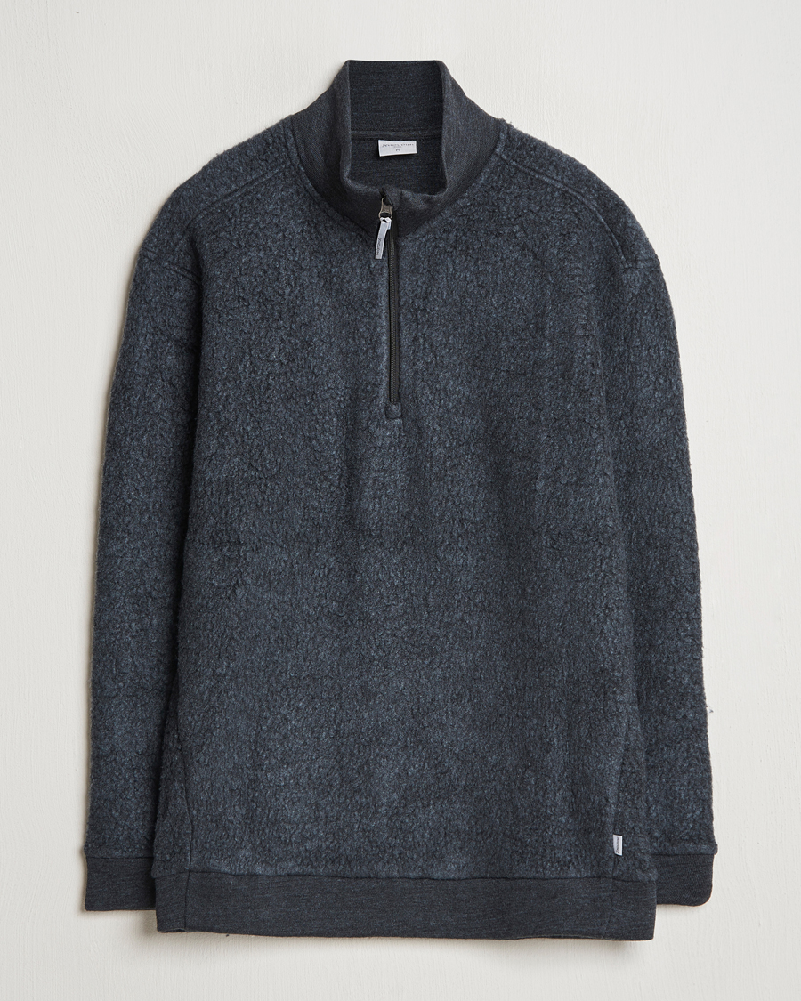 Mies | Puserot | Houdini | Alto Merino Half Zip True Black