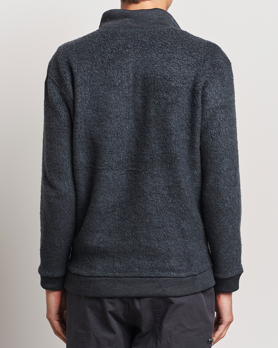 Mies | Puserot | Houdini | Alto Merino Half Zip True Black