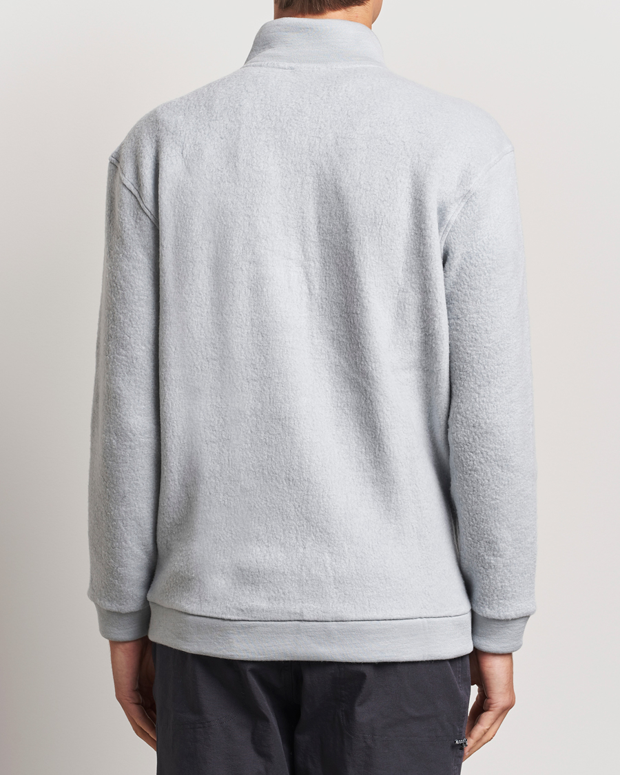 Mies | Puserot | Houdini | Alto Wool/Tencel Half Zip Cloudy Grey