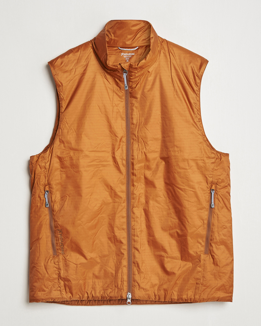 Mies | Takit | Houdini | Dunfri Primaloft Padded Vest Rust Brown