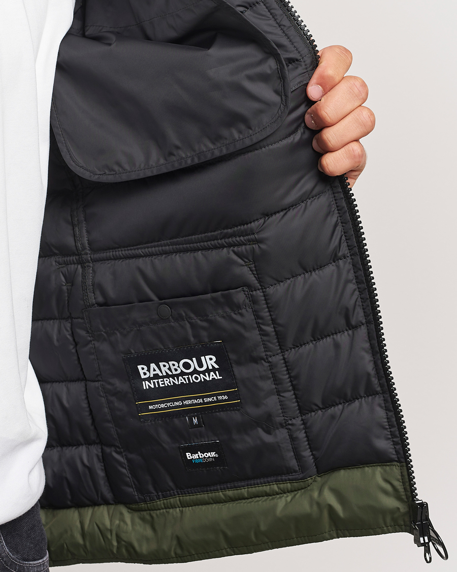 Mies | Takit | Barbour International | Re-Ariel Quilted Puffer Jacket Sage