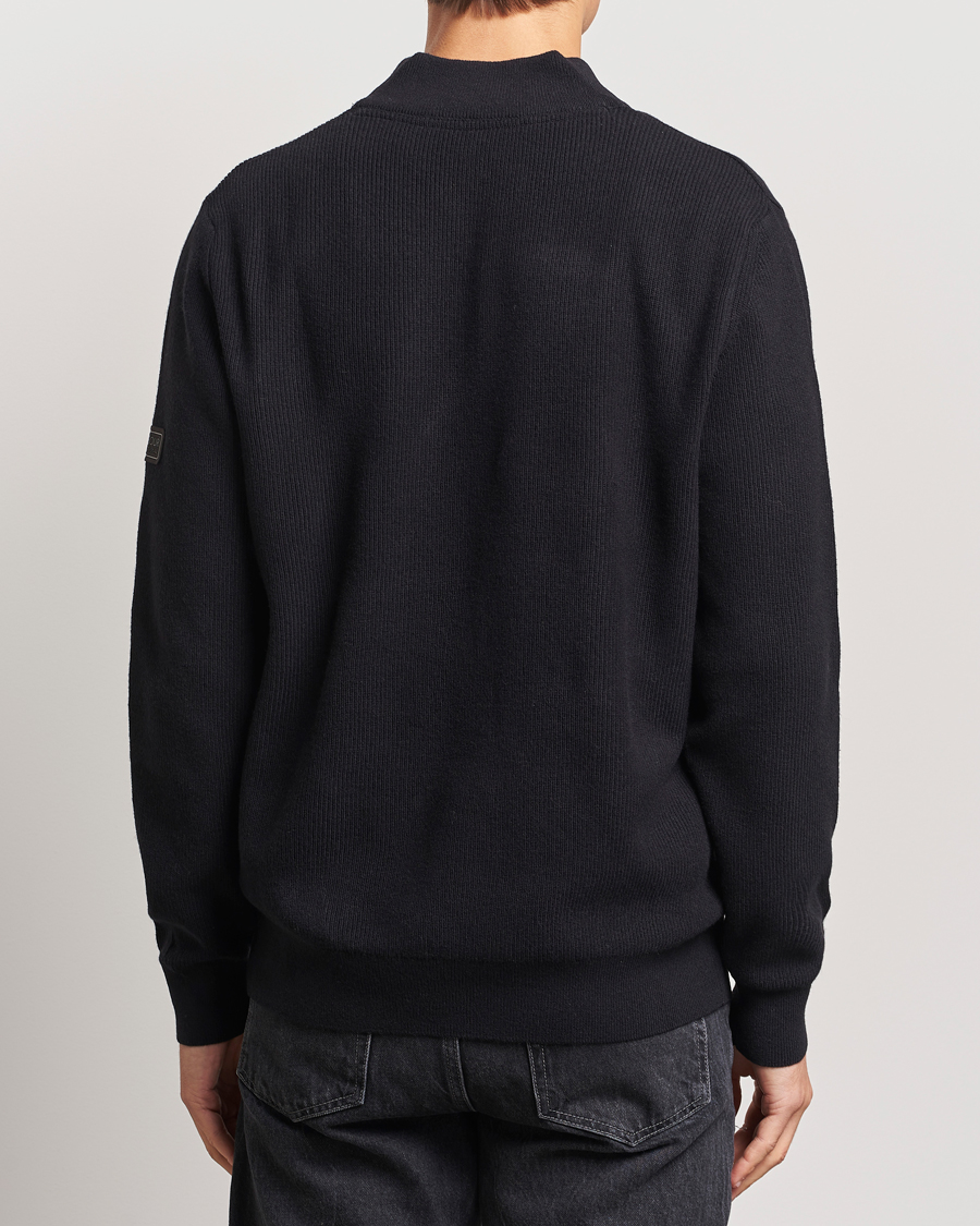 Mies | Puserot | Barbour International | Crawley Wool/Cotton Half Zip Black