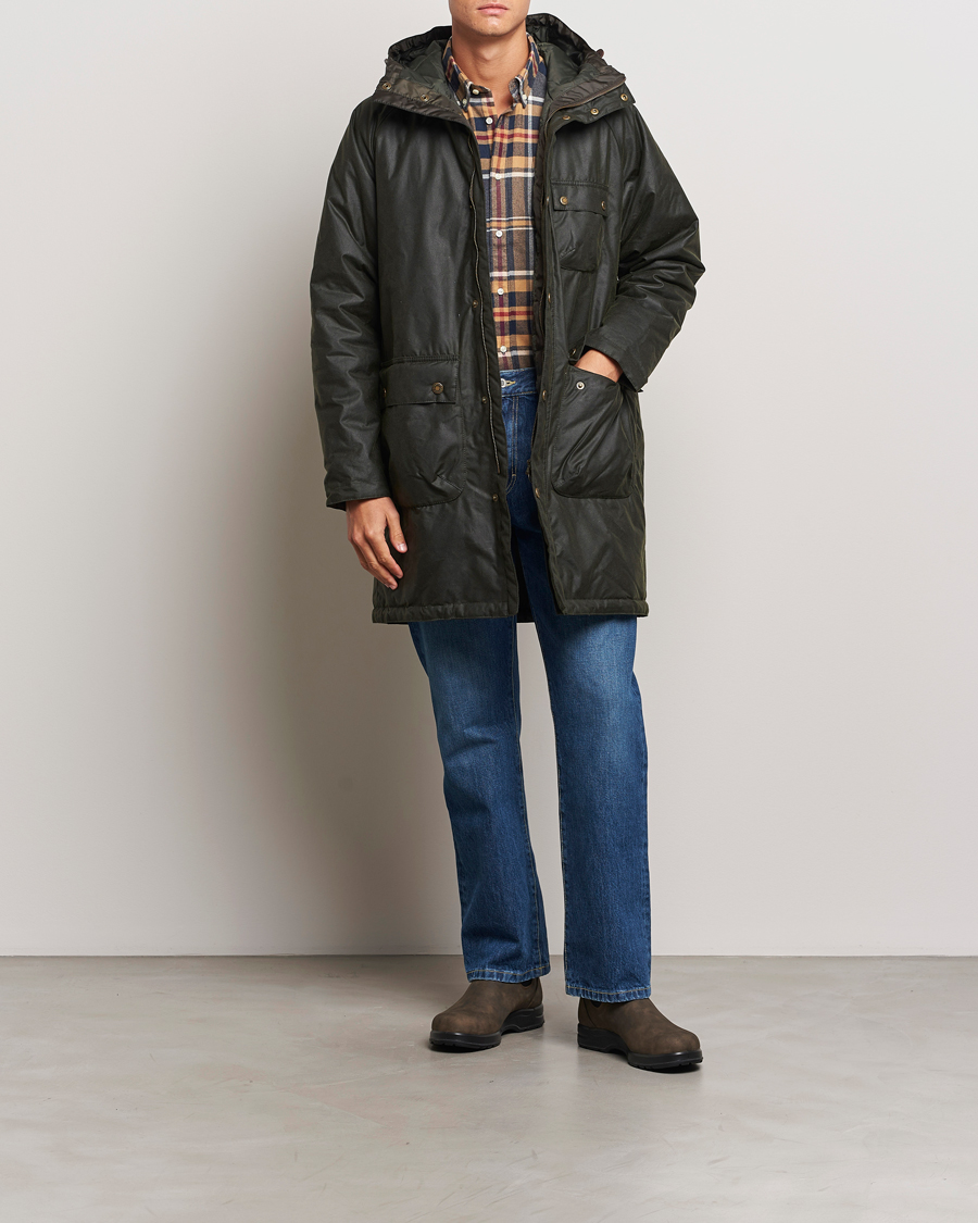 Mies | Takit | Barbour Lifestyle | Winter Wax Parka Fern