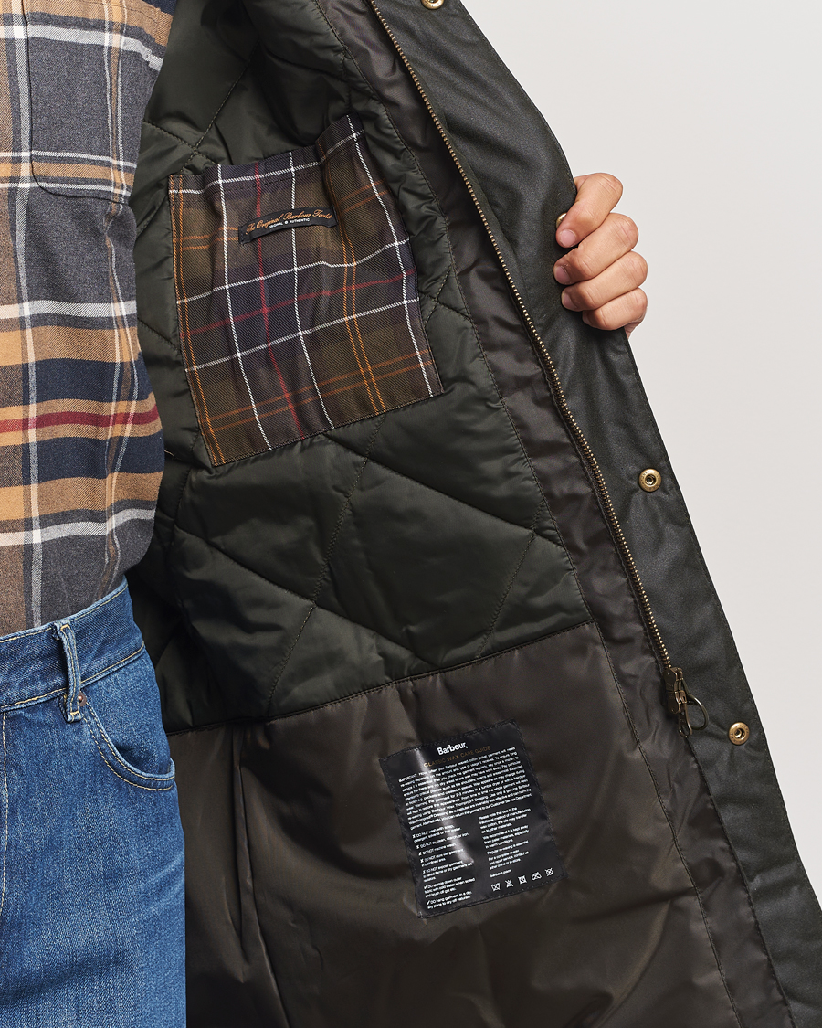 Mies | Takit | Barbour Lifestyle | Winter Wax Parka Fern