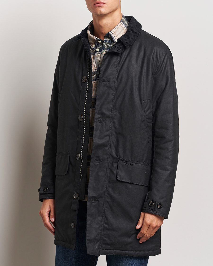 Mies | Takit | Barbour Lifestyle | Waxed Mac Black