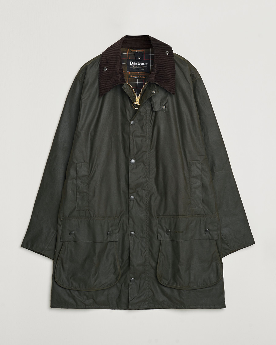 Mies | Takit | Barbour Lifestyle | Border Wax Coat Archive Olive