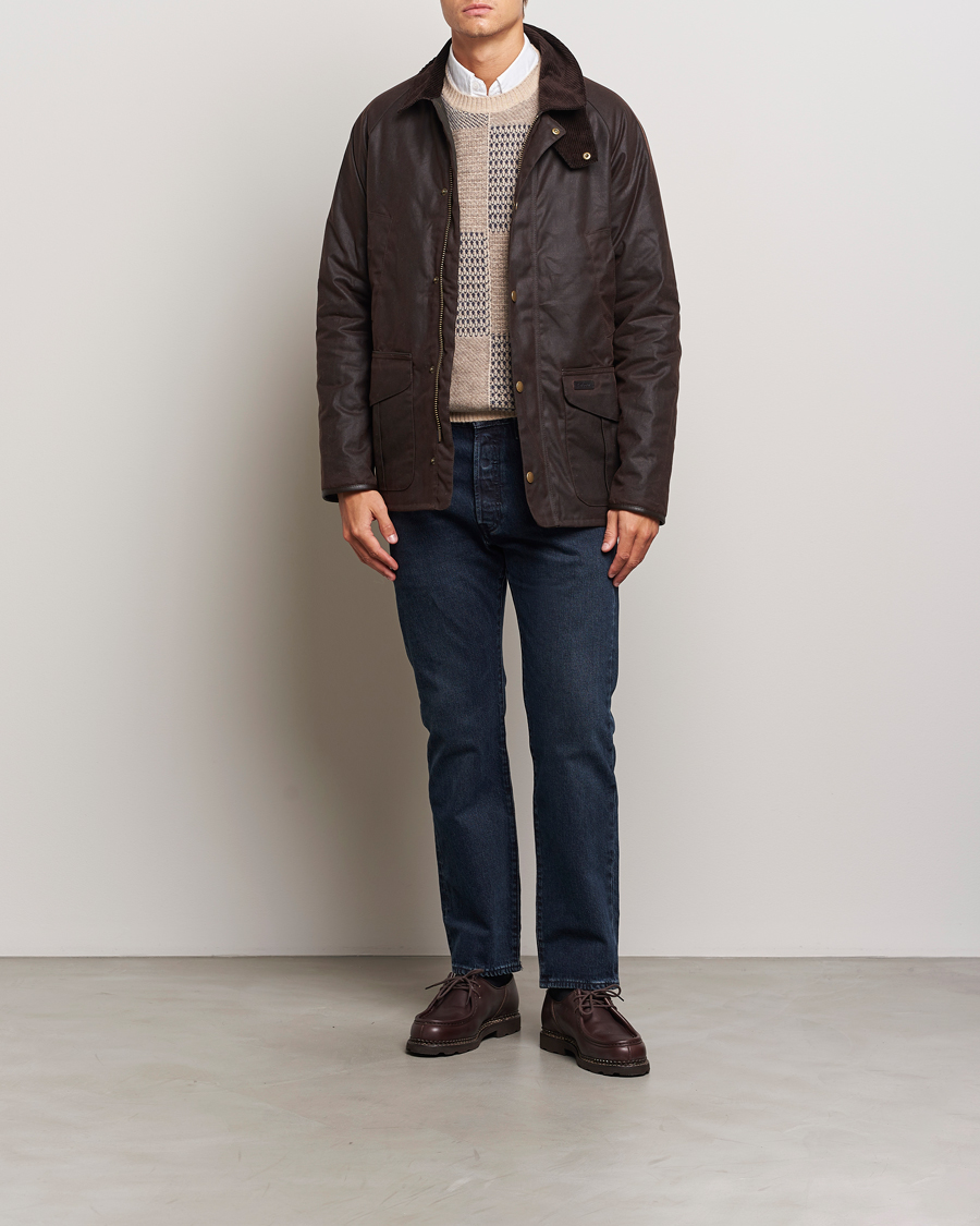 Mies | Takit | Barbour Lifestyle | Stratford Tattersall Wax Jacket Rustic