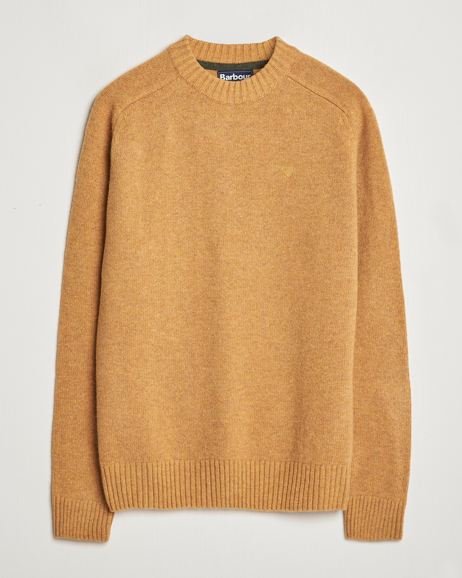 Mies | Puserot | Barbour Lifestyle | Grangetown Lambswool Crewneck Harvest Gold