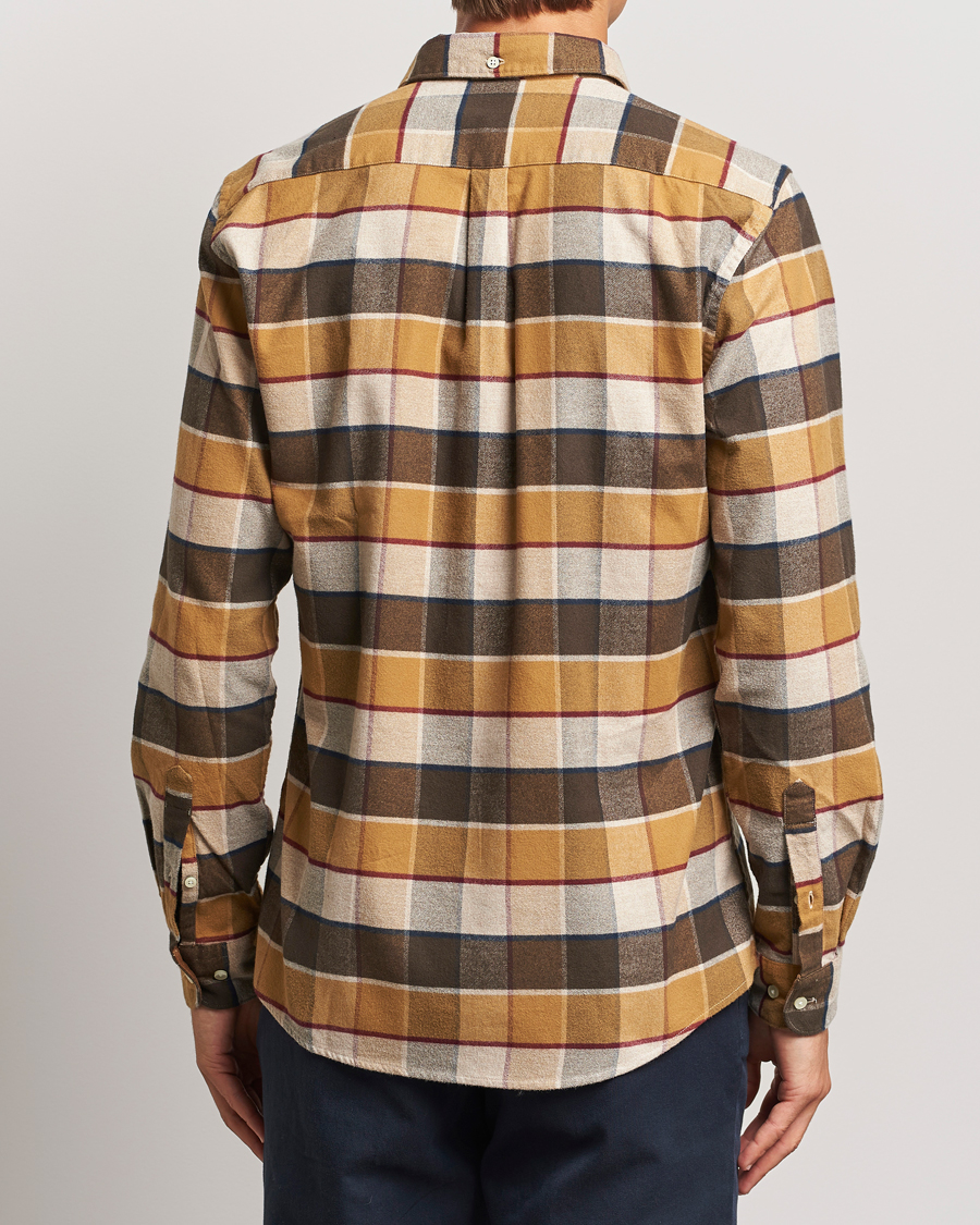 Mies | Kauluspaidat | Barbour Lifestyle | Valley Check Flannel Shirt Brown