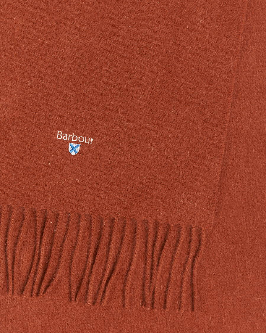 Mies | Barbour Lifestyle Plain Lambswool Scarf Dark Ginger | Barbour Lifestyle | Plain Lambswool Scarf Dark Ginger