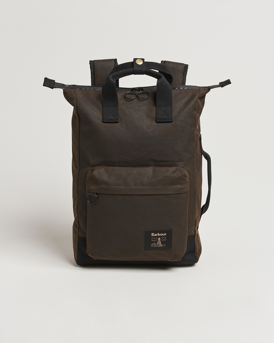 Mies | Barbour Lifestyle Field Wax Backpack Olive/Black | Barbour Lifestyle | Field Wax Backpack Olive/Black