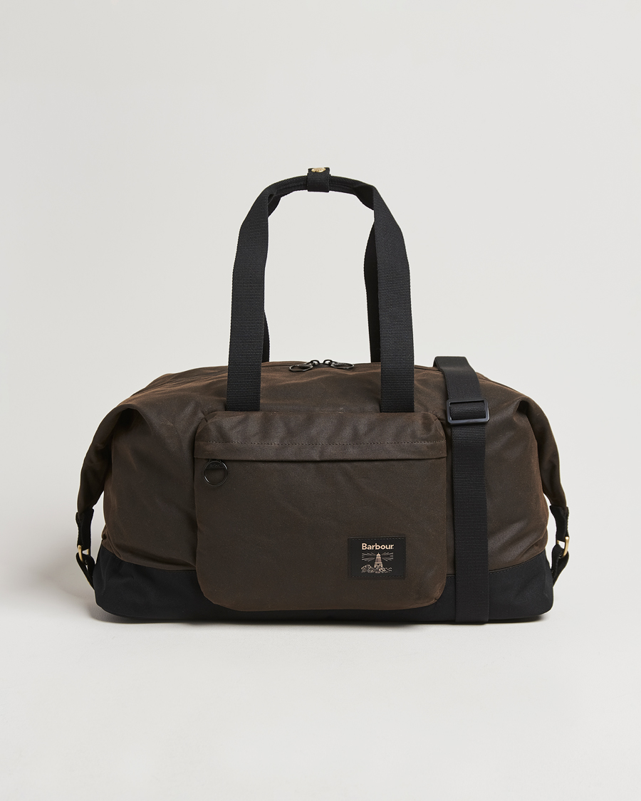 Mies | Barbour Lifestyle Field Wax Holdall Olive/Black | Barbour Lifestyle | Field Wax Holdall Olive/Black