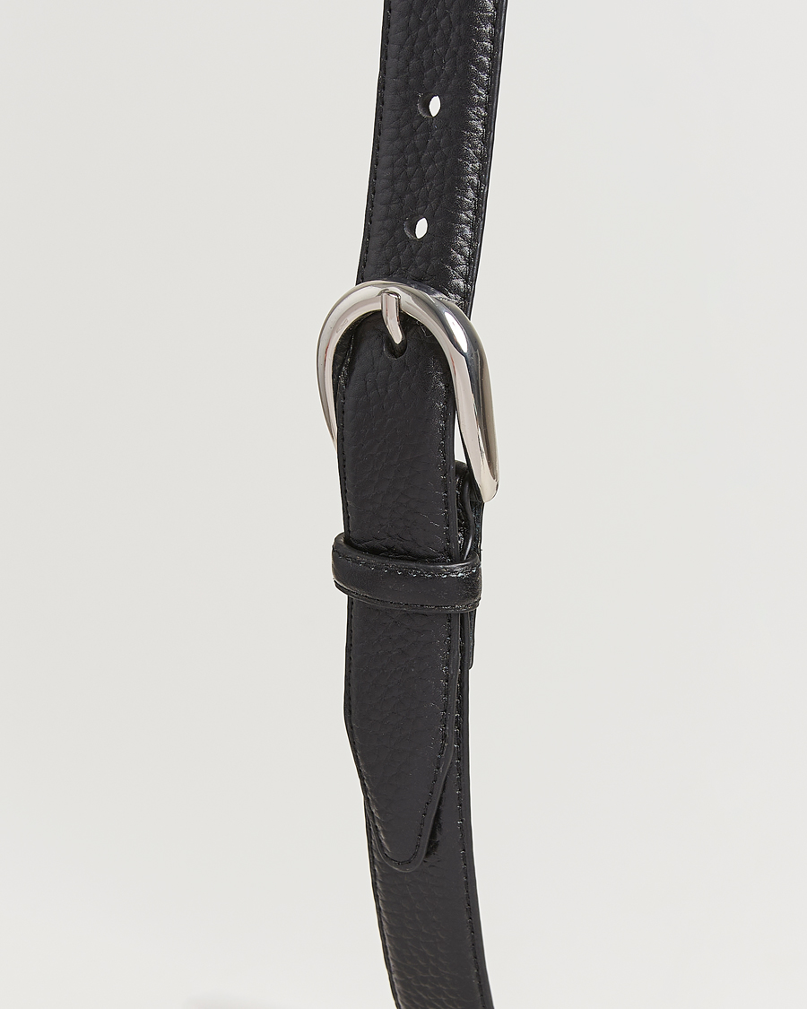 Mies | Vyöt | Loake Shoemakers | Harry Grained Leather Belt Black