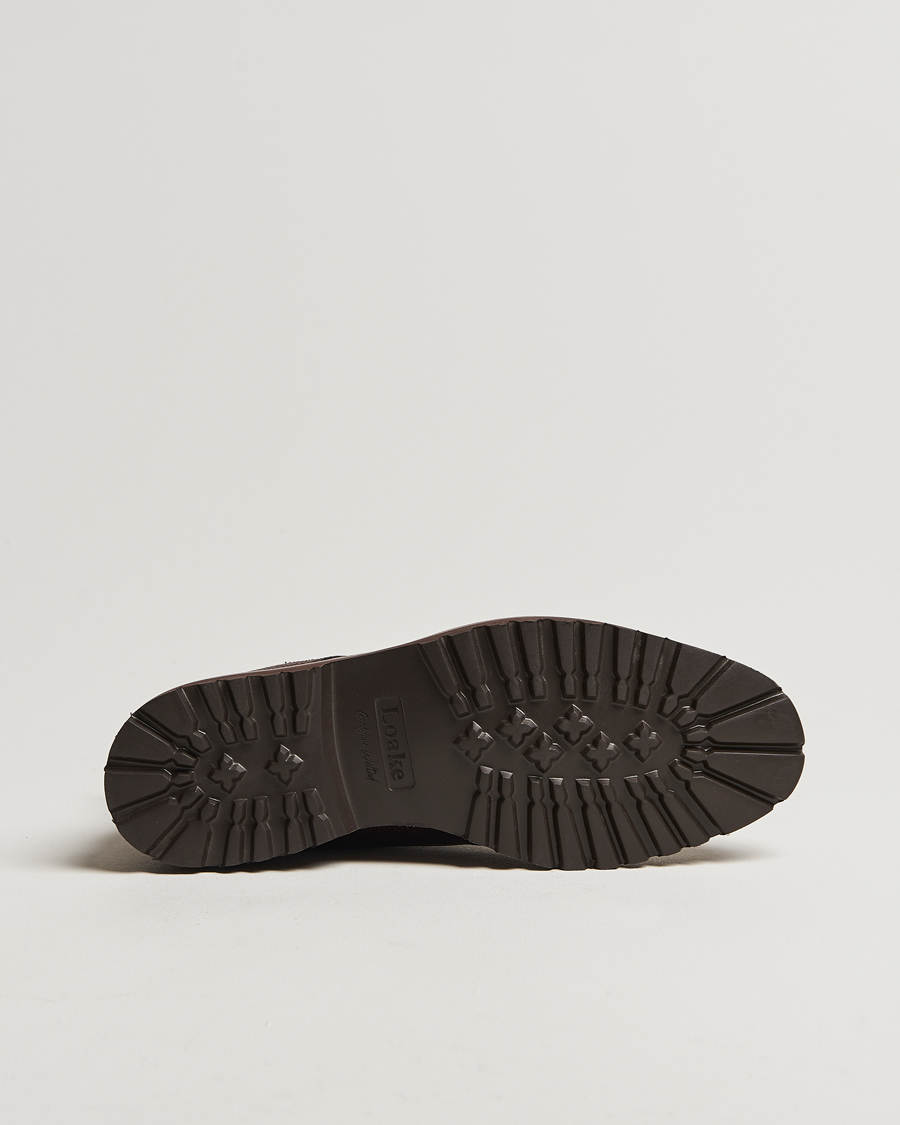 Mies | Nilkkurit | Loake Shoemakers | Aquarius Grained Lightweight Boot Dark Brown