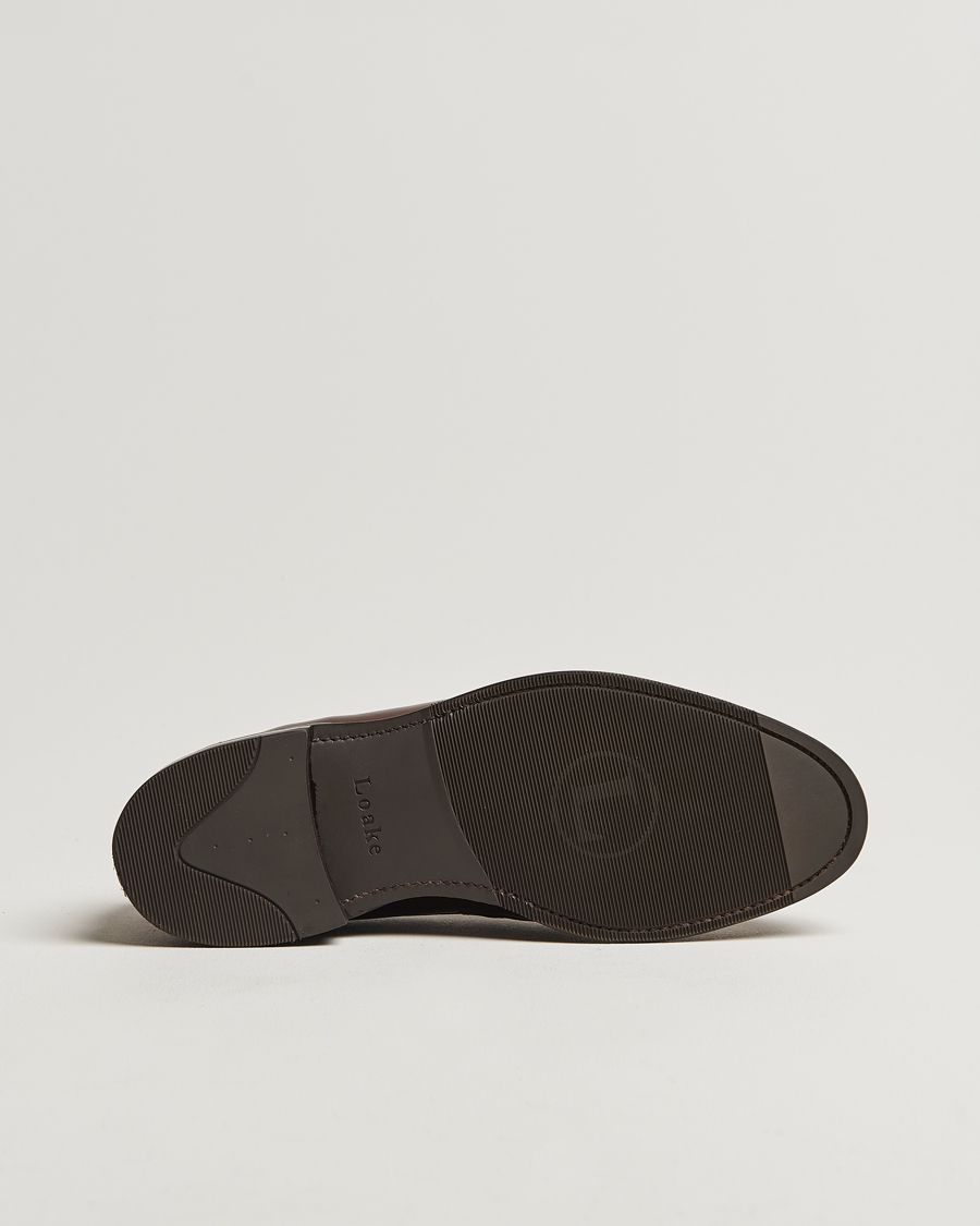 Mies | Loaferit | Loake Shoemakers | Loake 1880 Imperial Penny Loafer Dark Brown