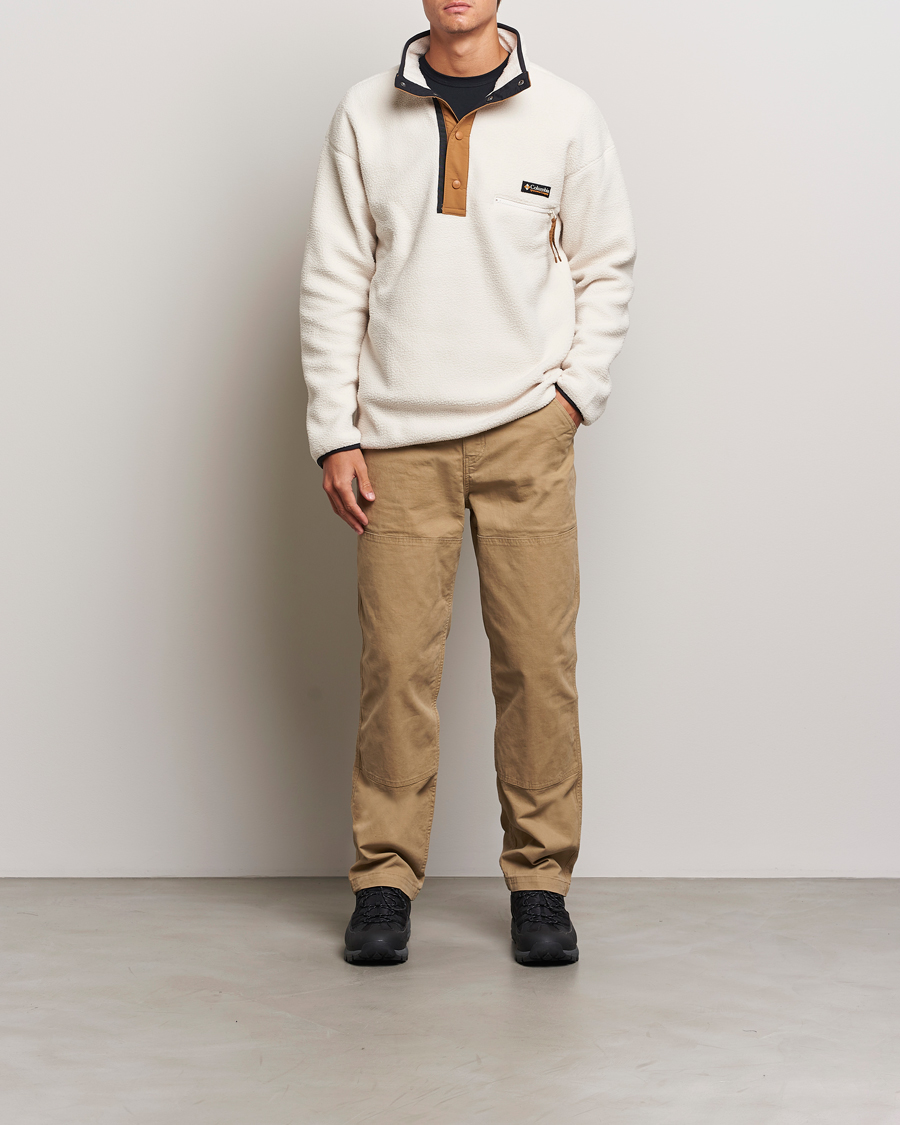 Mies | Puserot | Columbia | Helvetia Half Snap Fleece Chalk