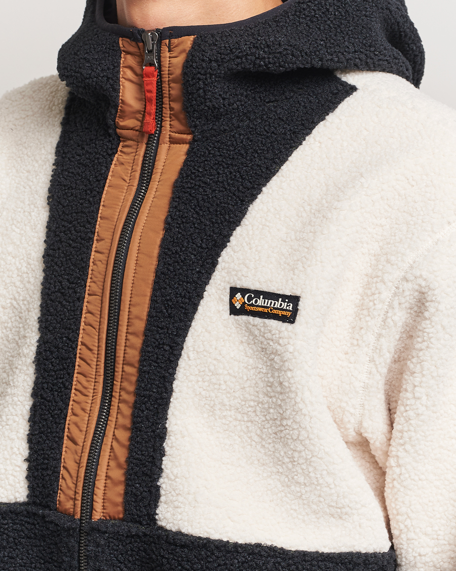 Mies | Puserot | Columbia | Backbowl Full Zip Fleece Hoodie Chalk/Black