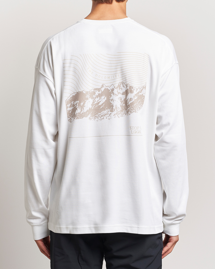 Mies | T-paidat | Columbia | Duxbery Relaxed Long Sleeve T-Shirt White