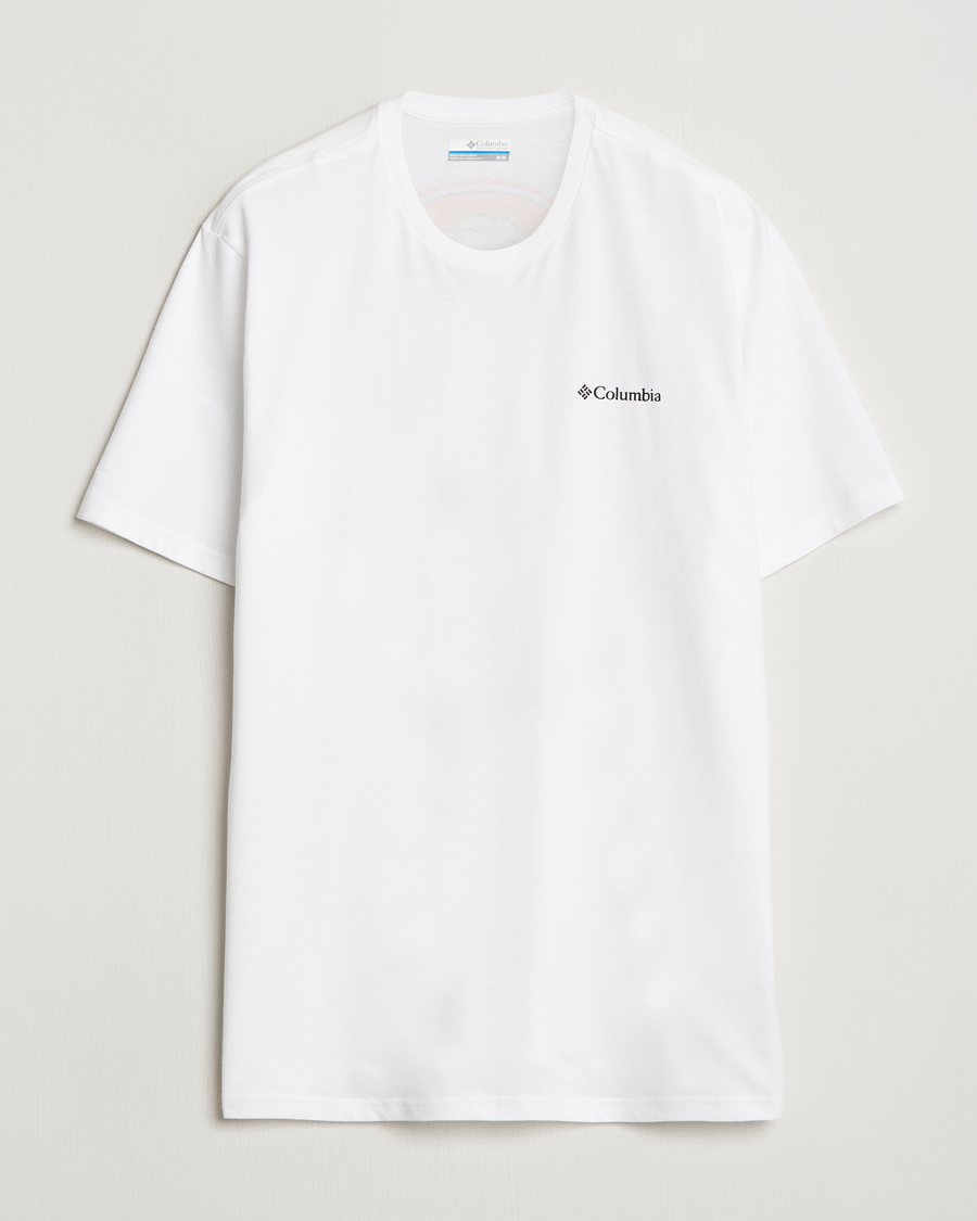 Mies | T-paidat | Columbia | Rockaway River Back T-Shirt White