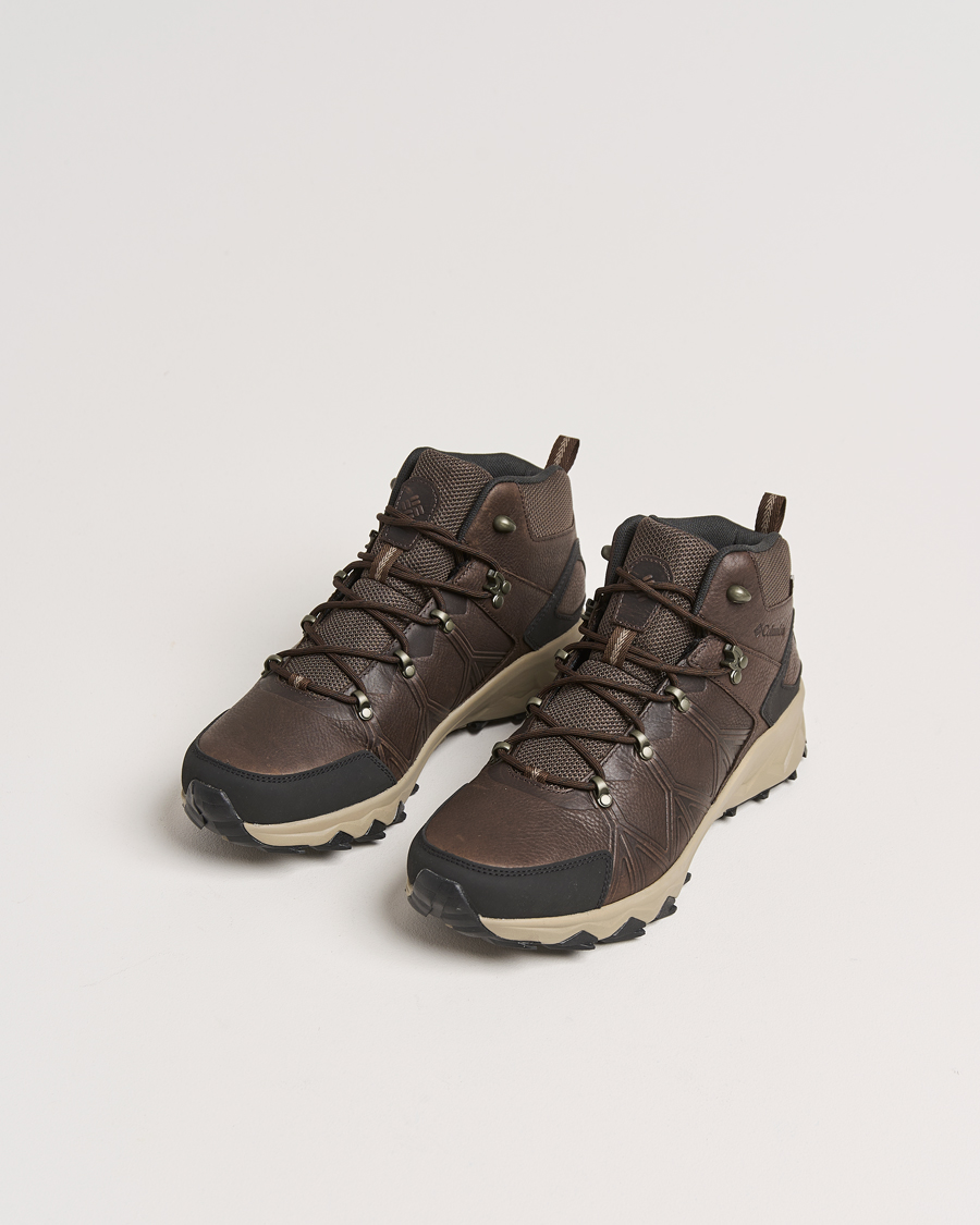 Mies | Columbia Peakfreak Mid Outdry Leather Sneaker Cordovan | Columbia | Peakfreak Mid Outdry Leather Sneaker Cordovan