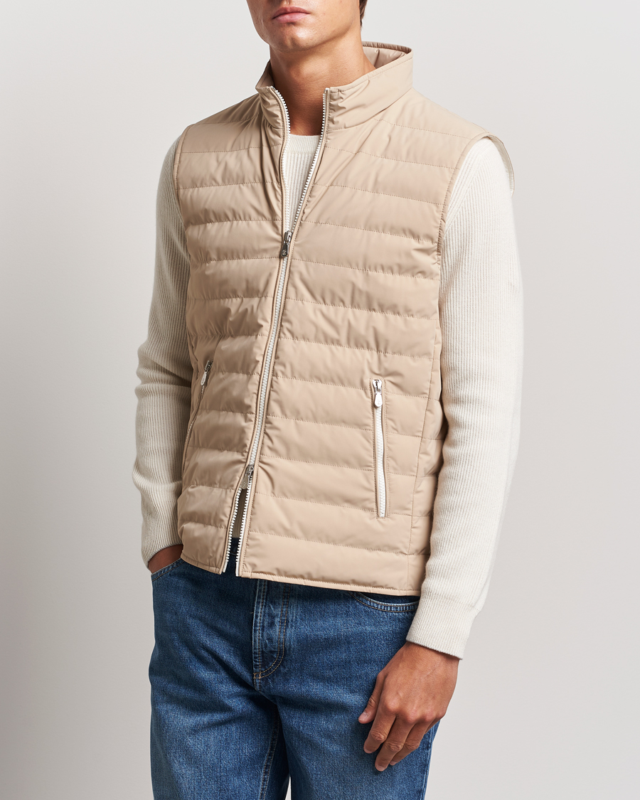 Mies | Takit | Brunello Cucinelli | Nylon Gilet Sand