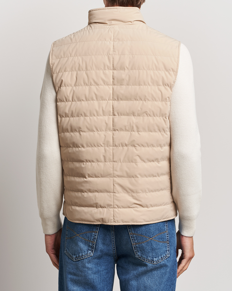 Mies | Takit | Brunello Cucinelli | Nylon Gilet Sand