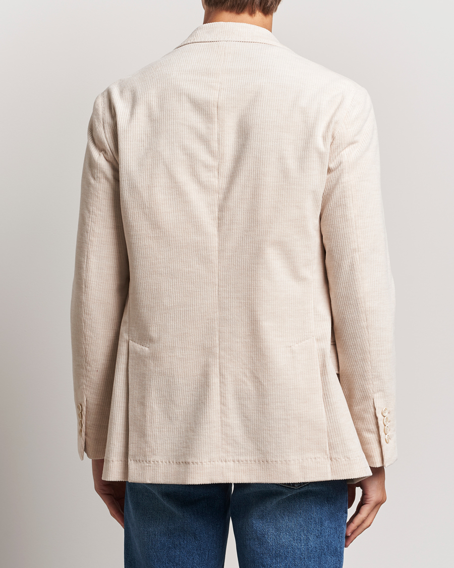 Mies | Pikkutakit | Brunello Cucinelli | Double Breasted Cashmere Corduroy Blazer Sand