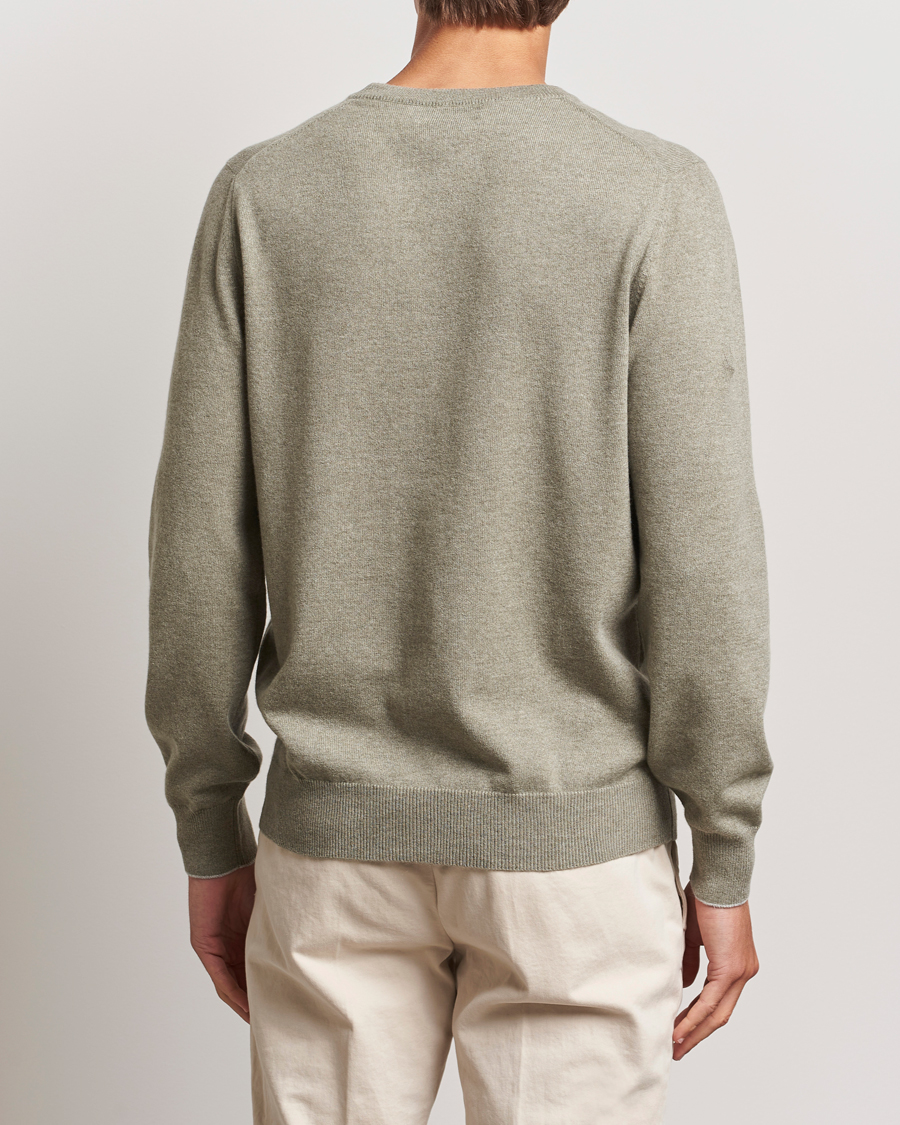 Mies | Puserot | Brunello Cucinelli | 2 Ply Cashmere Pullover Olive