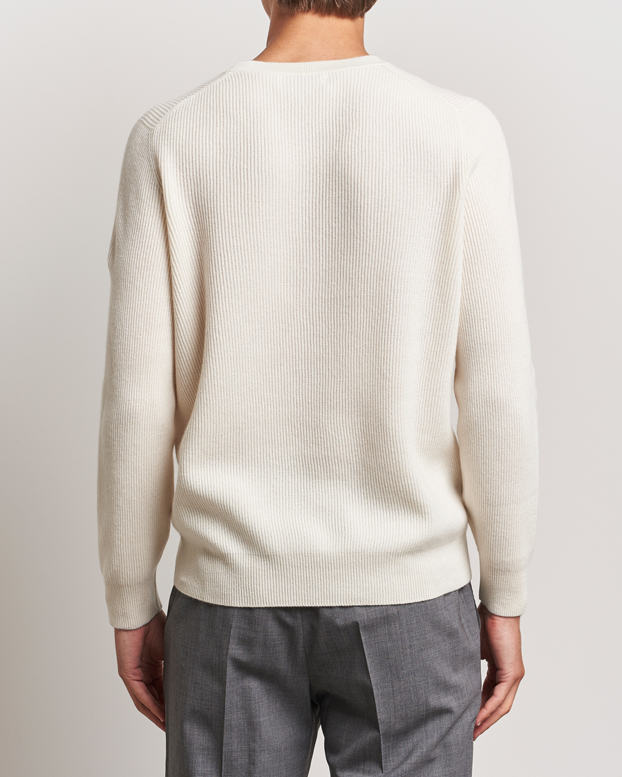 Mies | Puserot | Brunello Cucinelli | Cashmere Rib Crew Neck Sweater Panama