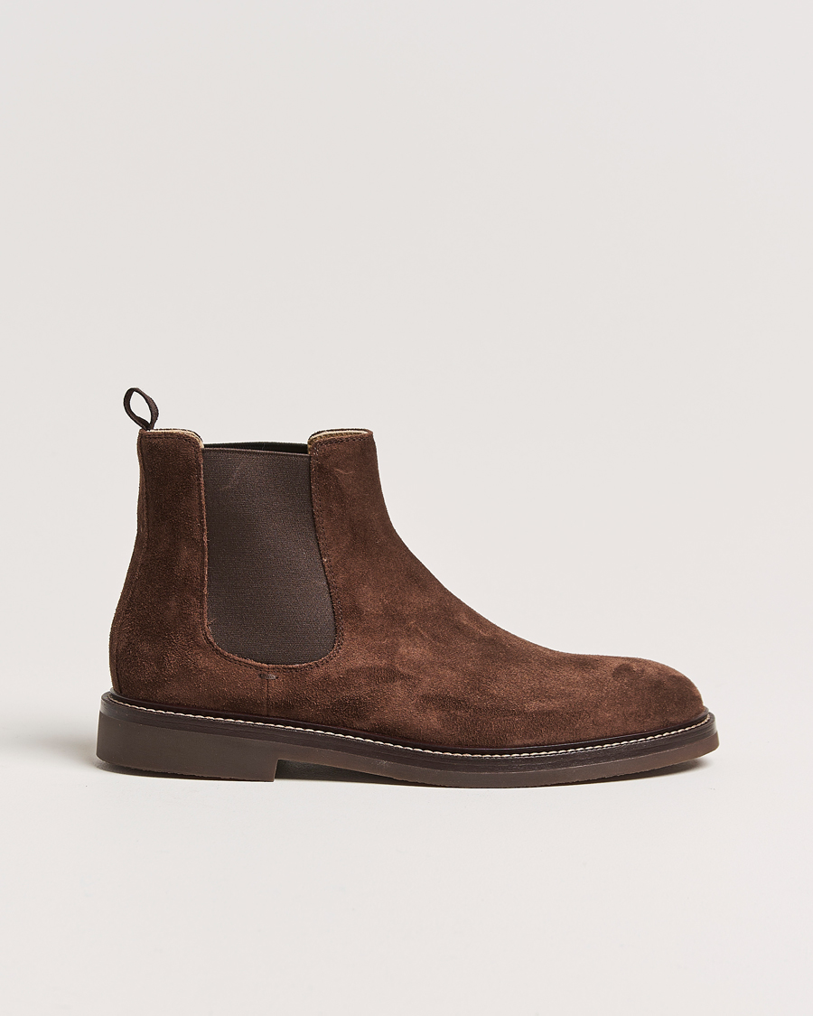 Mies | Brunello Cucinelli Chelsea Boots Dark Brown Suede | Brunello Cucinelli | Chelsea Boots Dark Brown Suede