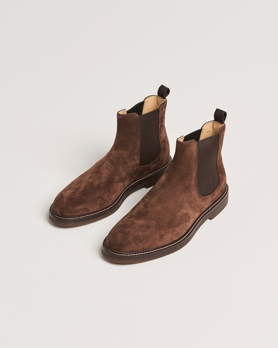 Mies | Brunello Cucinelli Chelsea Boots Dark Brown Suede | Brunello Cucinelli | Chelsea Boots Dark Brown Suede