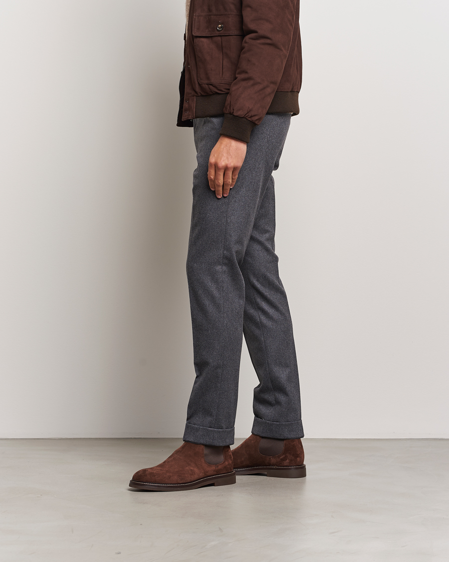 Mies | Brunello Cucinelli Chelsea Boots Dark Brown Suede | Brunello Cucinelli | Chelsea Boots Dark Brown Suede