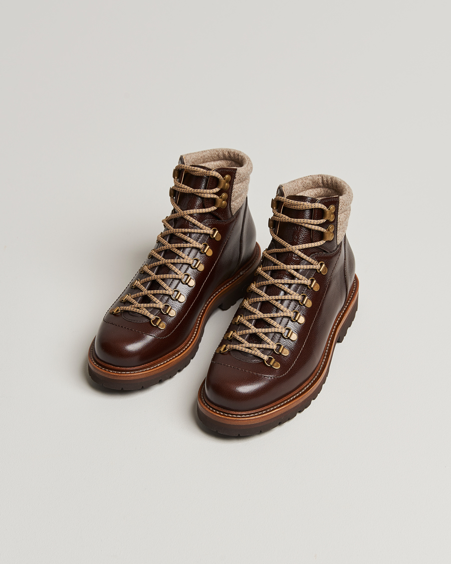 Mies | Brunello Cucinelli Winter Boots Dark Brown Calf | Brunello Cucinelli | Winter Boots Dark Brown Calf