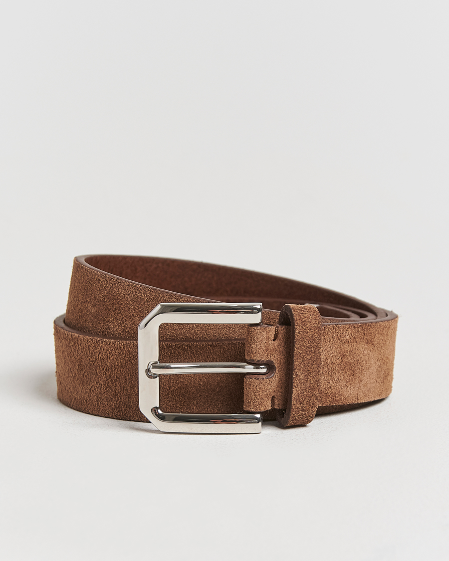 Mies | Brunello Cucinelli Suede Belt Brown | Brunello Cucinelli | Suede Belt Brown