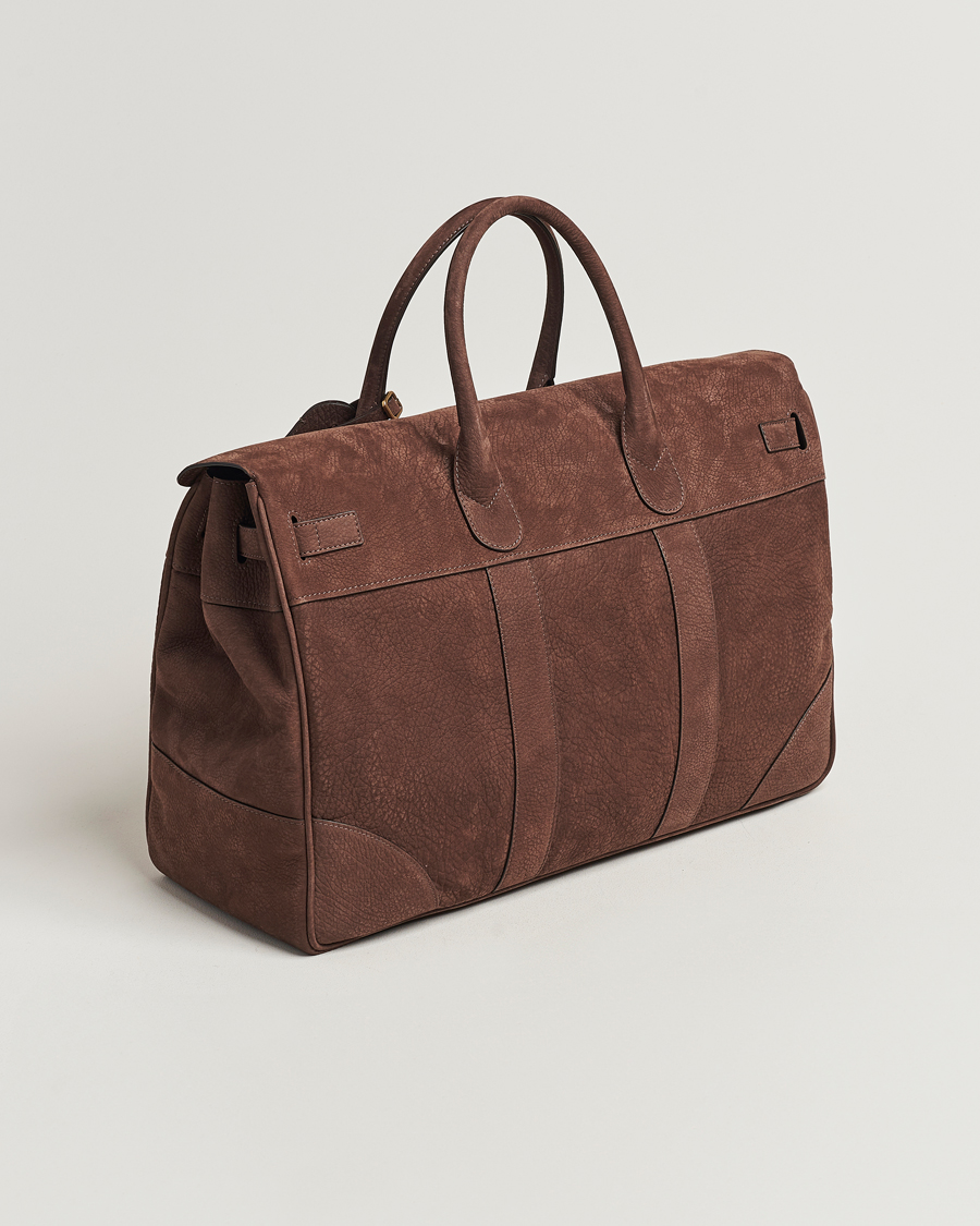 Mies | Brunello Cucinelli Grain Leather Holdall Dark Brown | Brunello Cucinelli | Grain Leather Holdall Dark Brown