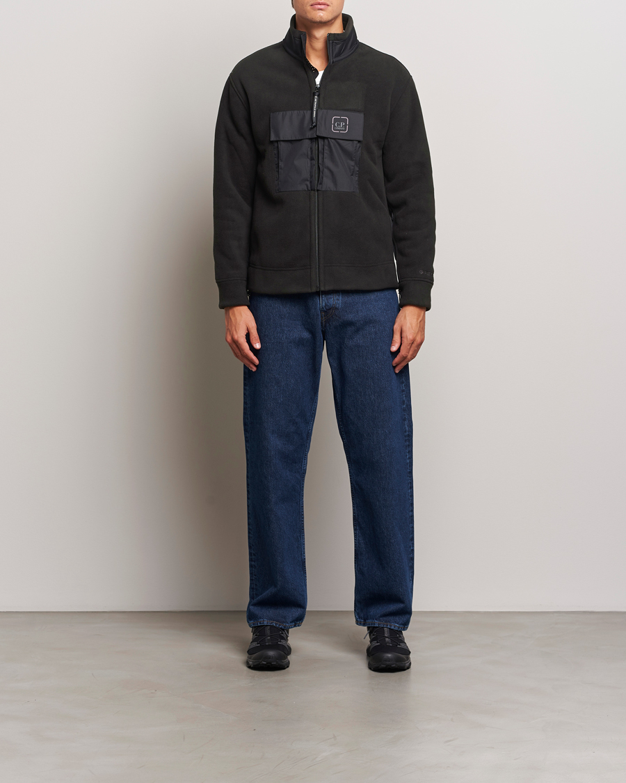 Mies | Puserot | C.P. Company | Metropolis Polar Fleece Pertex Zip Black