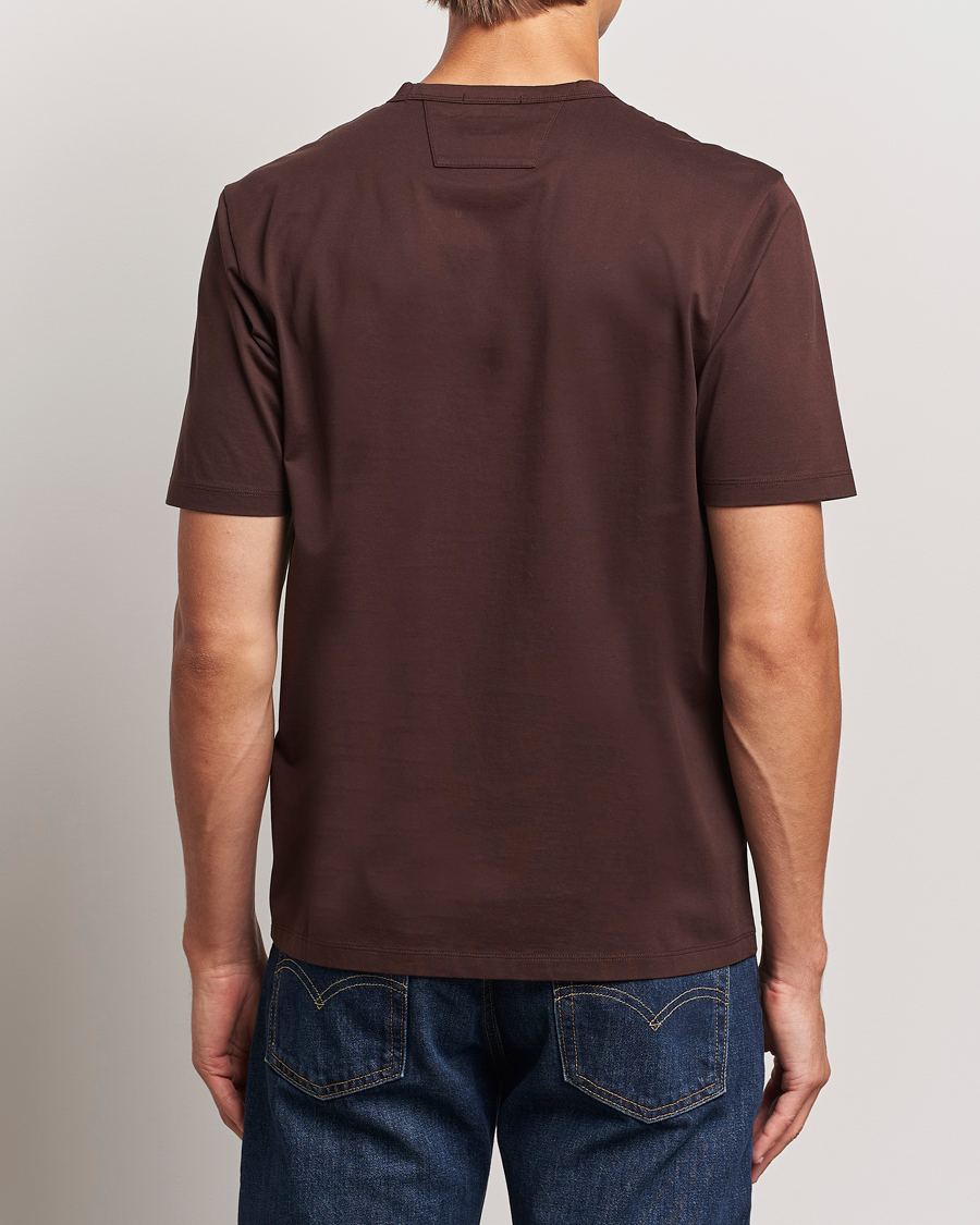 Mies | T-paidat | C.P. Company | Metropolis Mercerized Chest Logo T-Shirts Brown