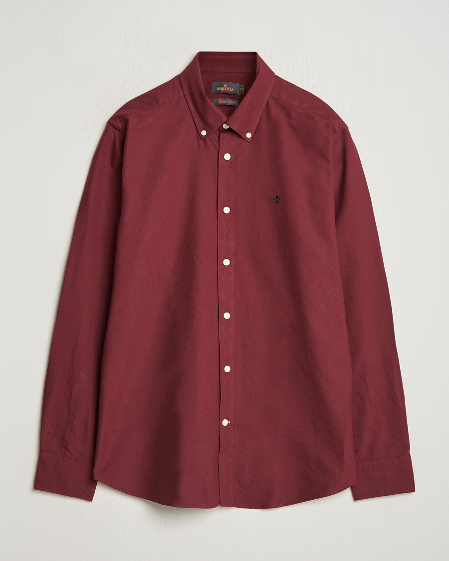 Mies | Kauluspaidat | Morris | Douglas Oxford Shirt Wine Red