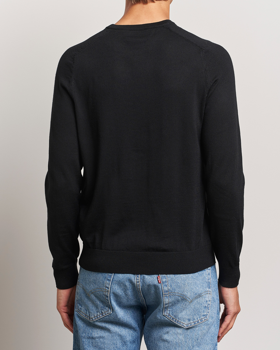 Mies | Puserot | Morris | Merino O-Neck Black