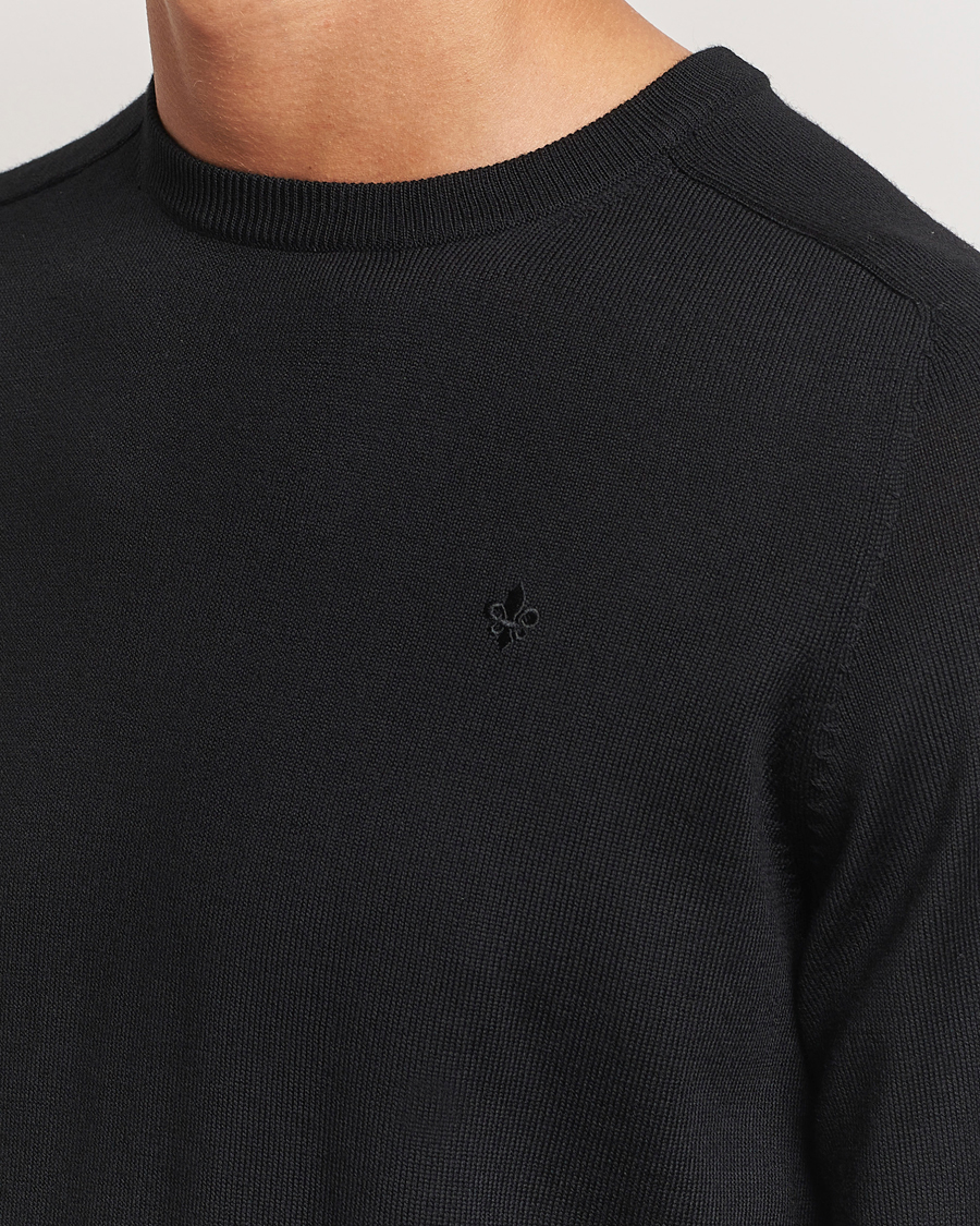 Mies | Puserot | Morris | Merino O-Neck Black