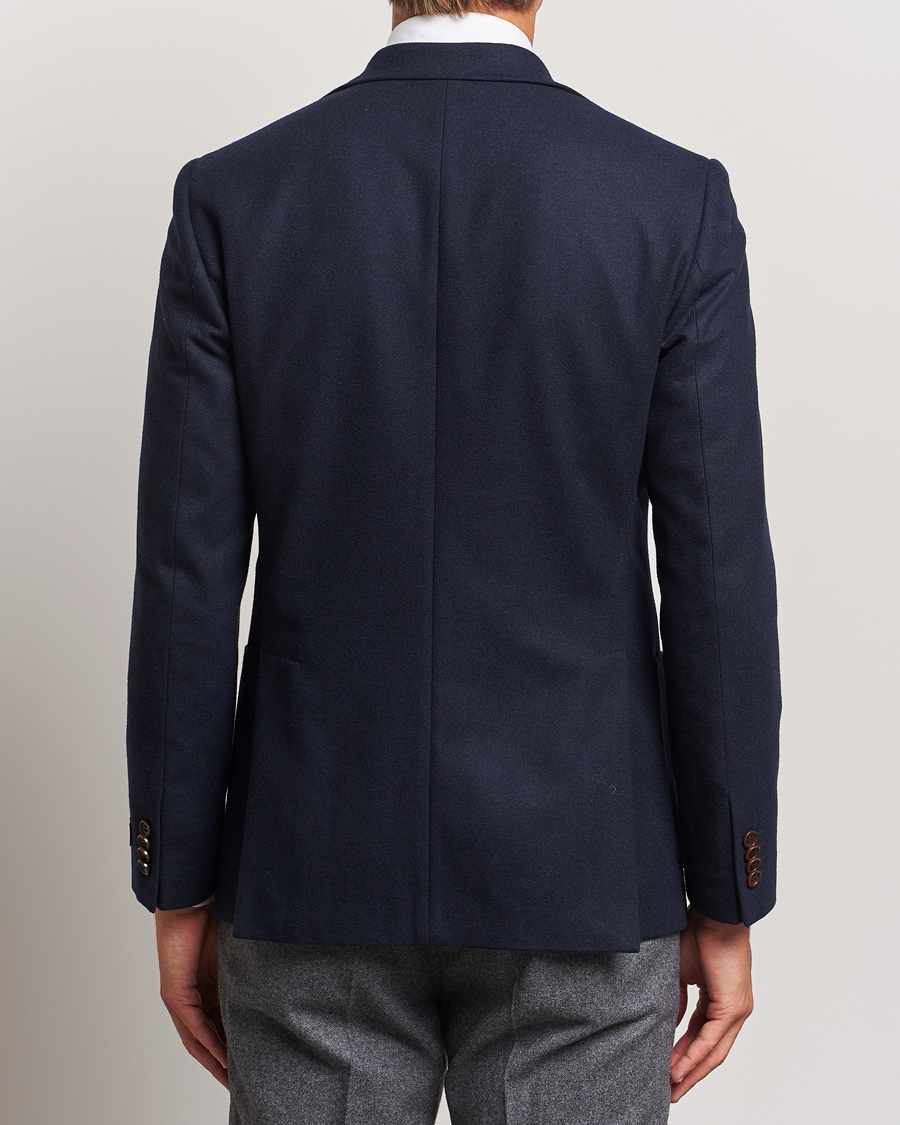 Mies | Pikkutakit | Morris | Flannel Wool Blazer Navy