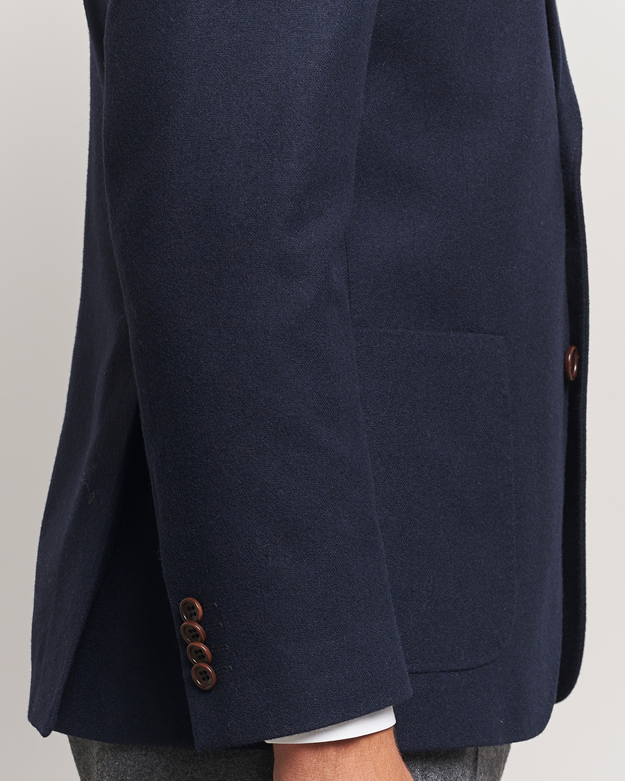 Mies | Pikkutakit | Morris | Flannel Wool Blazer Navy