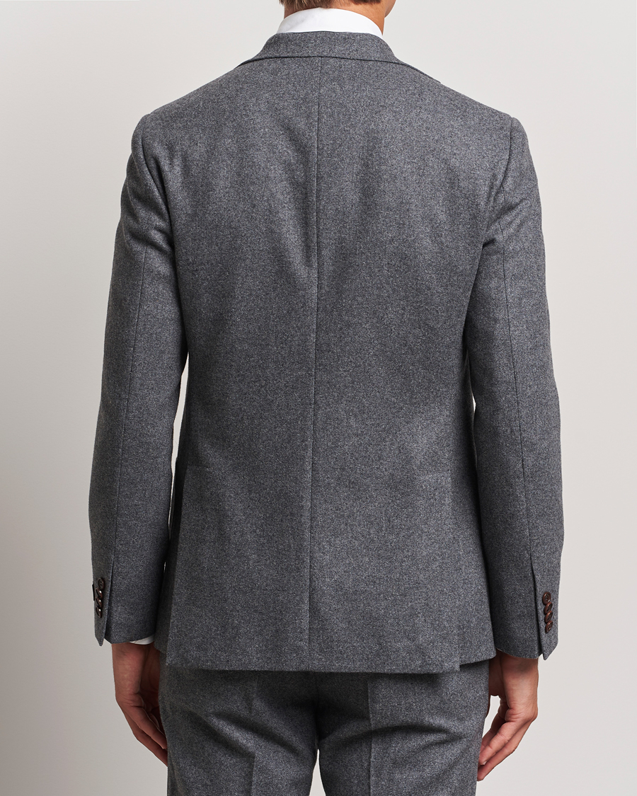 Mies | Pikkutakit | Morris | Flannel Wool Blazer Grey