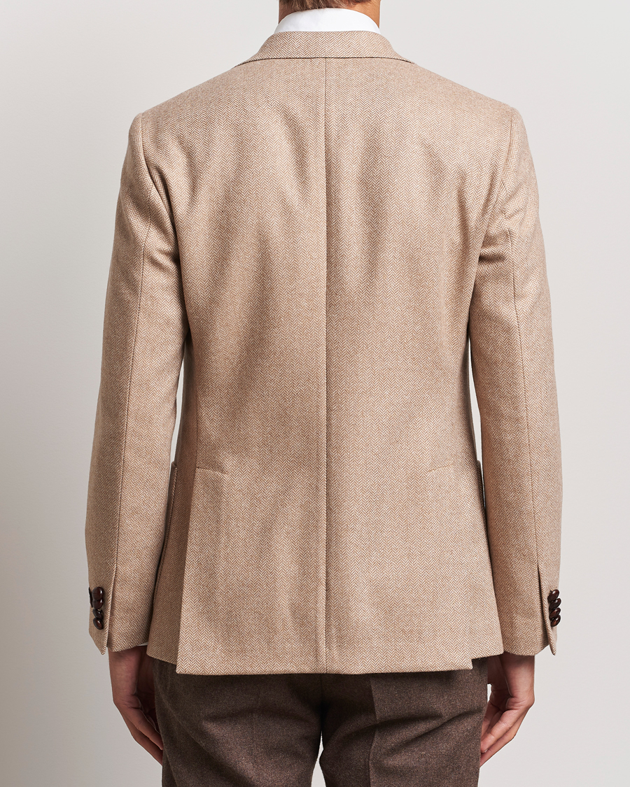 Mies | Pikkutakit | Morris | Tweed Herringbone Blazer Brown
