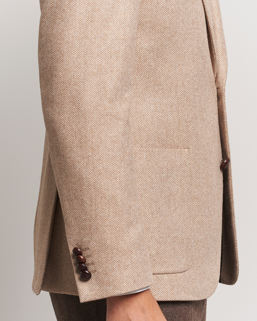 Mies | Pikkutakit | Morris | Tweed Herringbone Blazer Brown